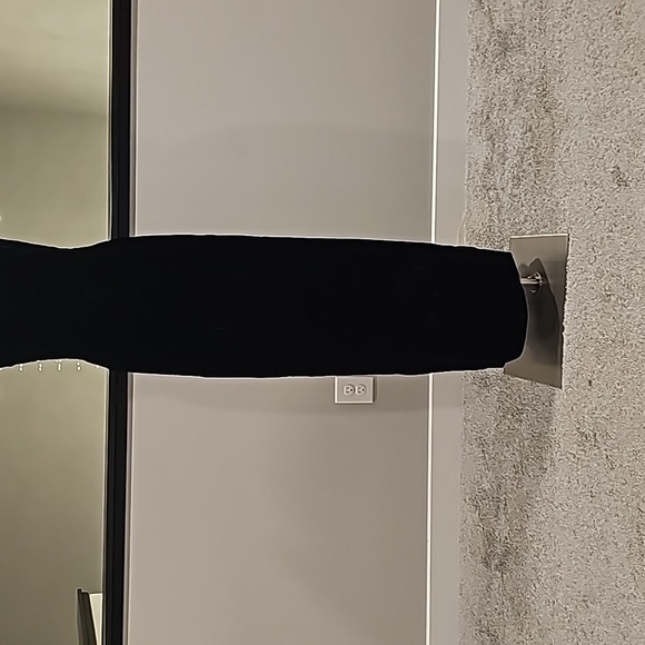 Bridal Originals Bridesmaid Vintage Black Velvet Sweetheart Dress Size 11/12 - Picture 3 of 15